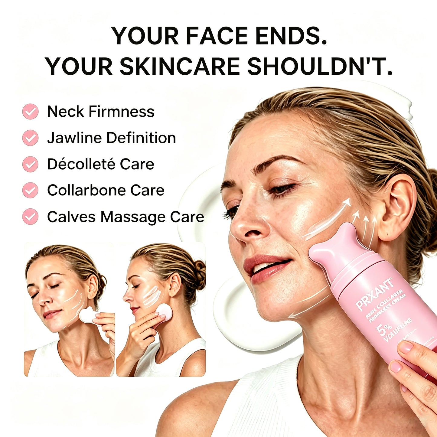 PRXANT PDRN Collagen Gua Sha Cream