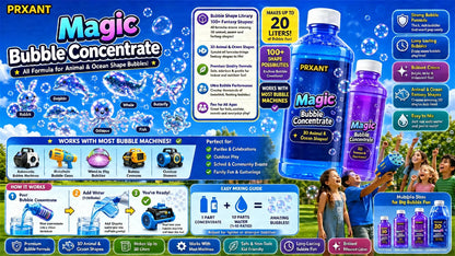 Prxant Magic Bubble Concentrate —— Animal & Ocean Fantasy Theme