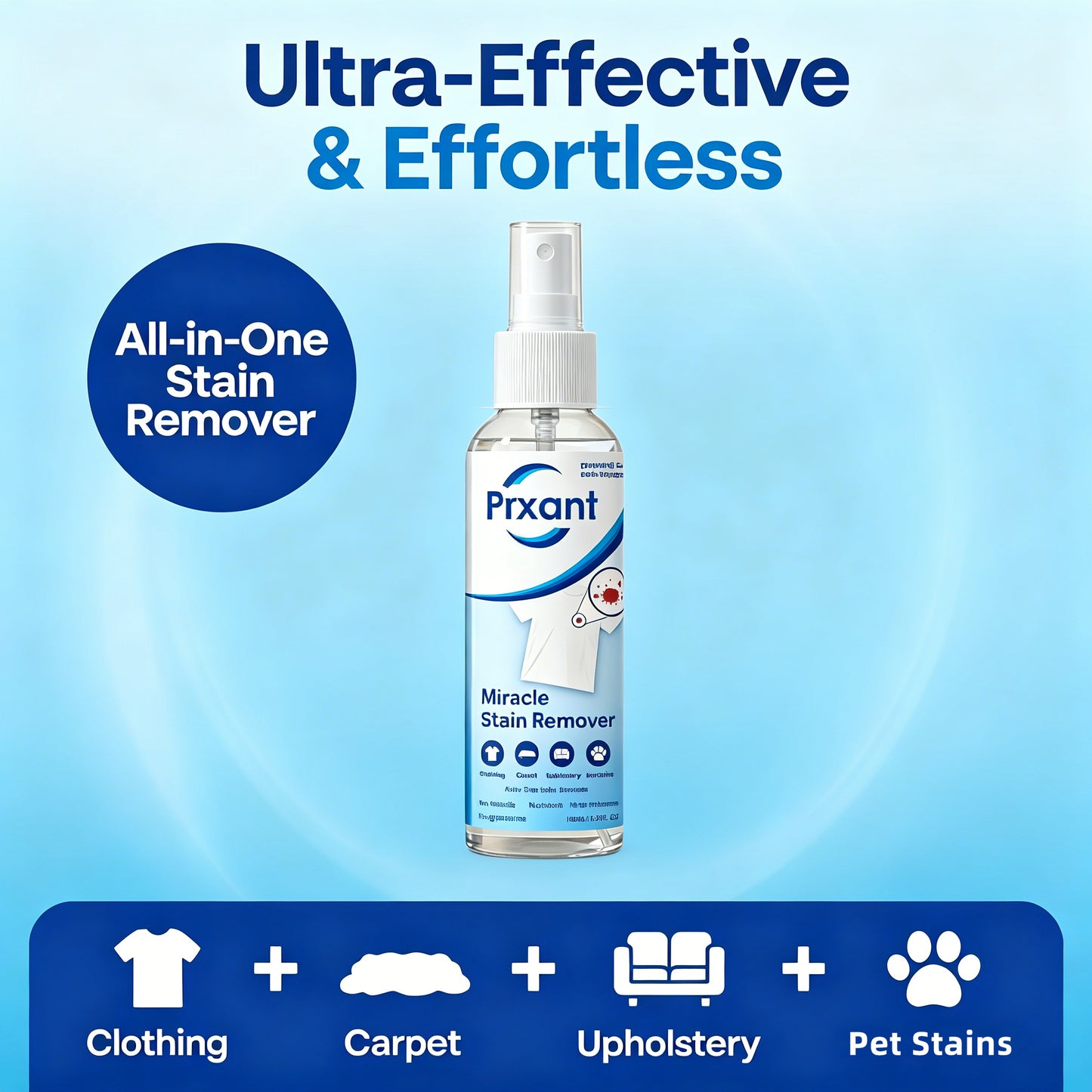 Prxant Miracle Stain Remover Spray